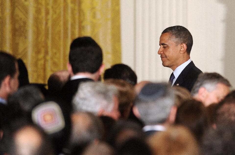 Preyzdent Obama podczas spotkania z okazji Jewish American Heritage Month, 3 maja 2012 r.