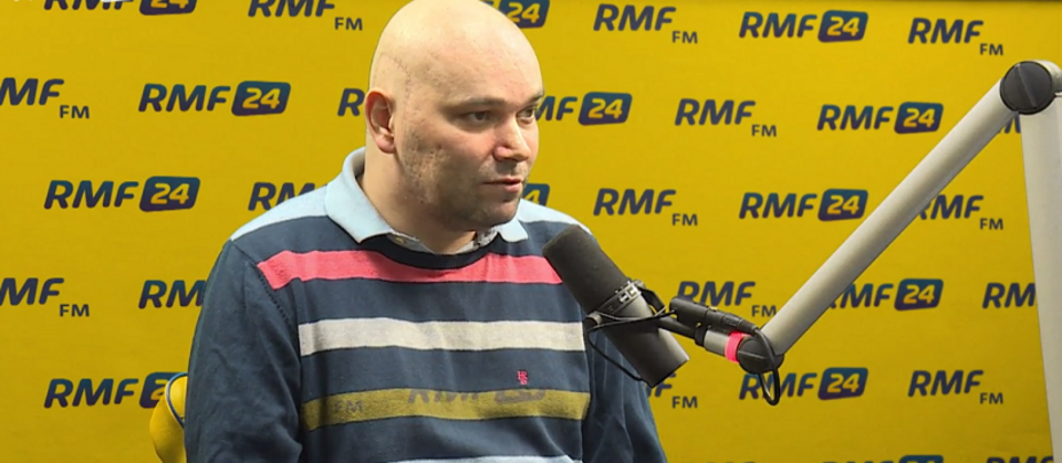 Screenshot z materiału video RMF FM
