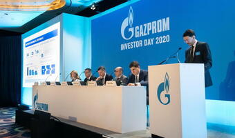 Akcje Gazpromu na giełdzie w Londynie tańsze o 50 proc.