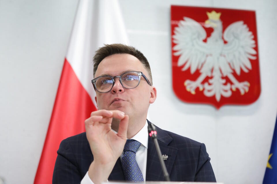 marszałek Sejmu Szymon Hołownia / autor: PAP/Tomasz Gzell