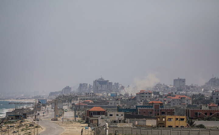 Operacja izraelska w Strefie Gazy / autor: MOHAMMED SABER/EPA/PAP