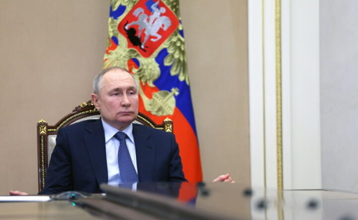 Prezydent Władimir Putin na posiedzeniu Rady Bezpieczeństwa Rosji, 31 marca 2023 / autor: PAP/EPA/GAVRIIL GRIGOROV / SPUTNIK