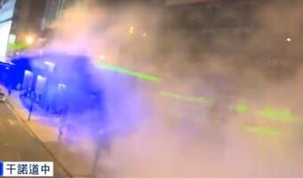 Cyberpunk: Protestujący stosują lasery przeciw władzy