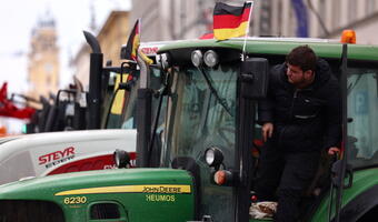 Rolnicze blokady na drogach jak Niemcy szerokie...