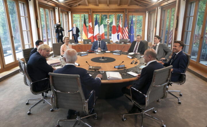 Przywódcy krajów G7 obradują na zamku w Elmau (Bawaria) / autor: PAP/EPA/FILIPPO ATTILI 