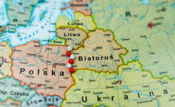 Mapa Białorusi / autor: Andrzej Skawrczyński/Fratria