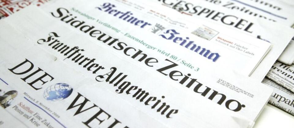 Niemieckie tytuły prasowe / autor: Flickr/netzwerk recherche
