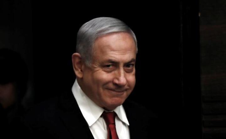 Benjamin Netanjahu / autor: PAP/EPA/ATEF SAFADI