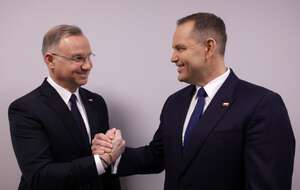 Andrzej Duda i Karol Nawrocki / autor: X/@szefernaker