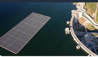 WIDEO. Największa w Europie pływająca elektrownia słoneczna