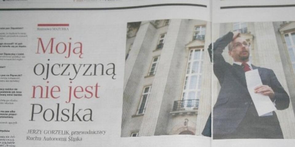 fot. wPolityce.pl/ "Rzeczpospolita": lider RAŚ Jerzy Gorzelik