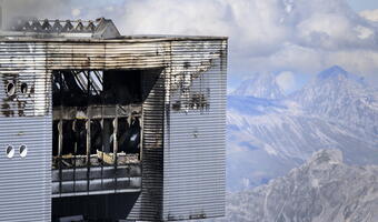 W restauracji w Alpach na wysokości 3000 m wybuchł pożar