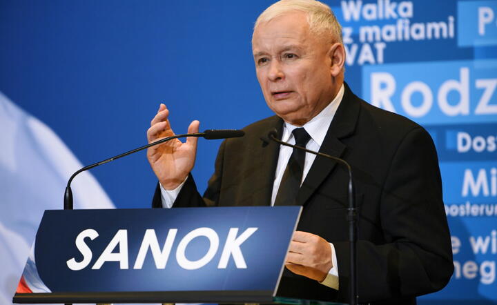 Jarosław Kaczyński/Sanok / autor: PAP/Darek Delmanowicz