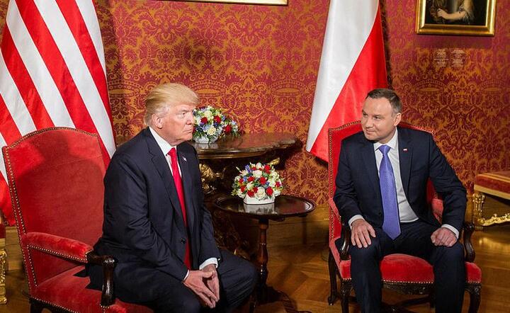 Prezydenci Donald Trump i Andrzej Duda / autor: Fratria/Julita Szewczyk