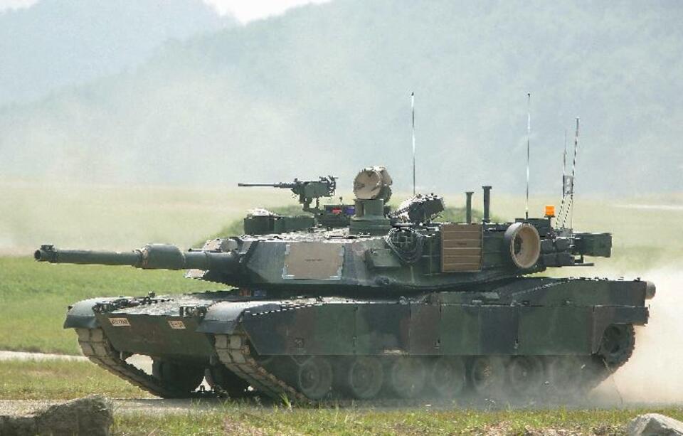 Izraelski czołg Abrams. Fot. PAP/EPA