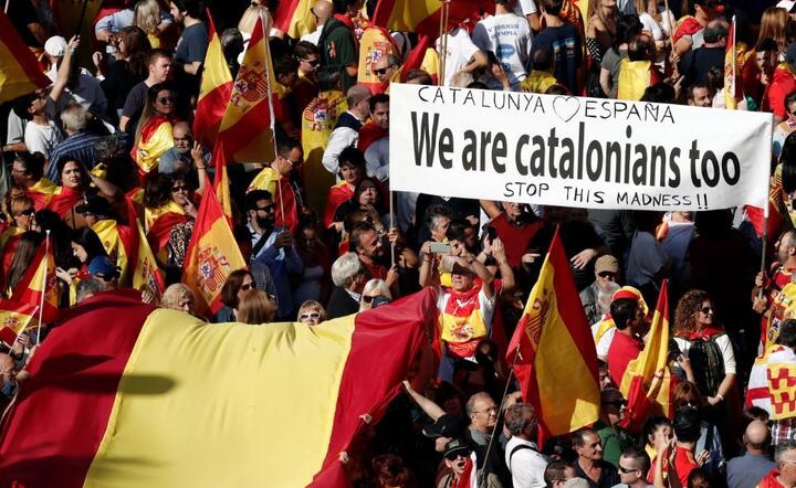 Protesty w Katalonii / autor: PAP/EPA/JESUS DIGES