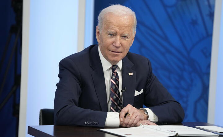 prezydent USA Joe Biden / autor: PAP/EPA/Chris Kleponis / POOL