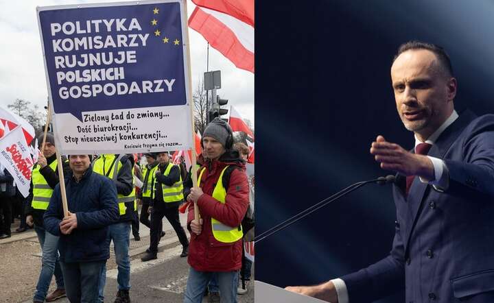 Janusz Kowalski: rolnicy mają przekonanie, że polskie państwo za nimi nie stoi / autor: Fratria / Andrzej Wiktor x 2