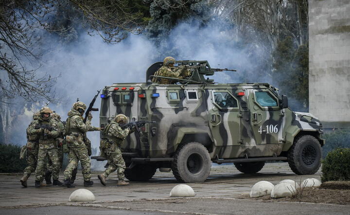 Ćwiczenia wojsk ukraińskich / autor: PAP/EPA