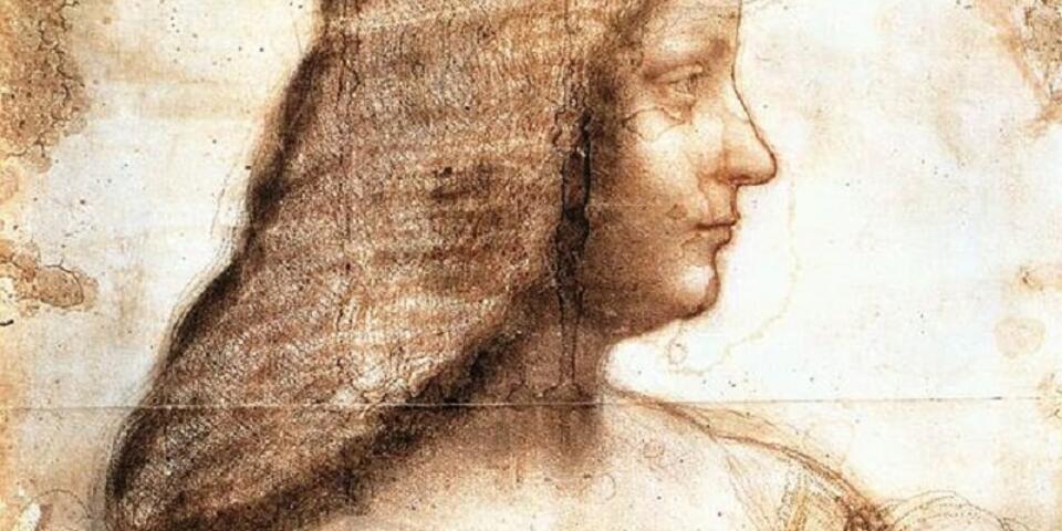 rysunek Izabeli d’Este autorstwa Leonarda da Vinci/ fot. Wikimedia Commos