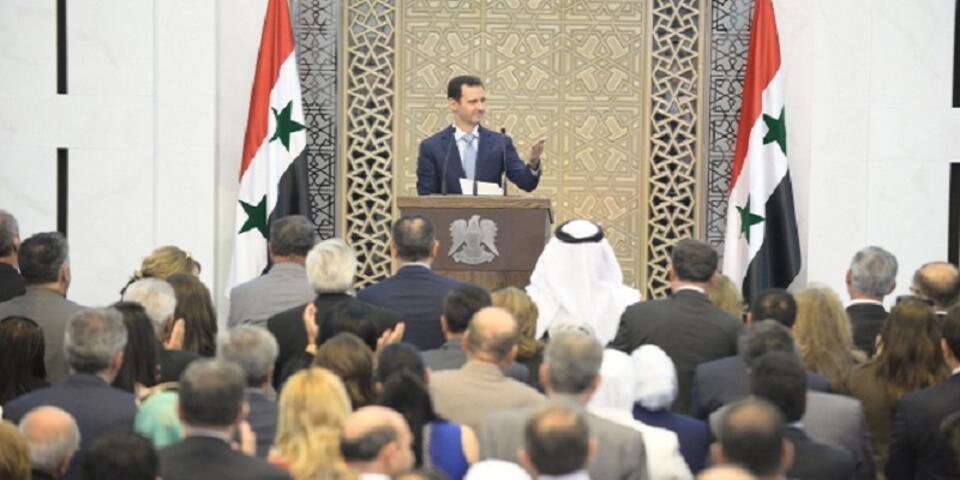 fot. Bashar Assad, prezydent Syrii. PAP/EPA