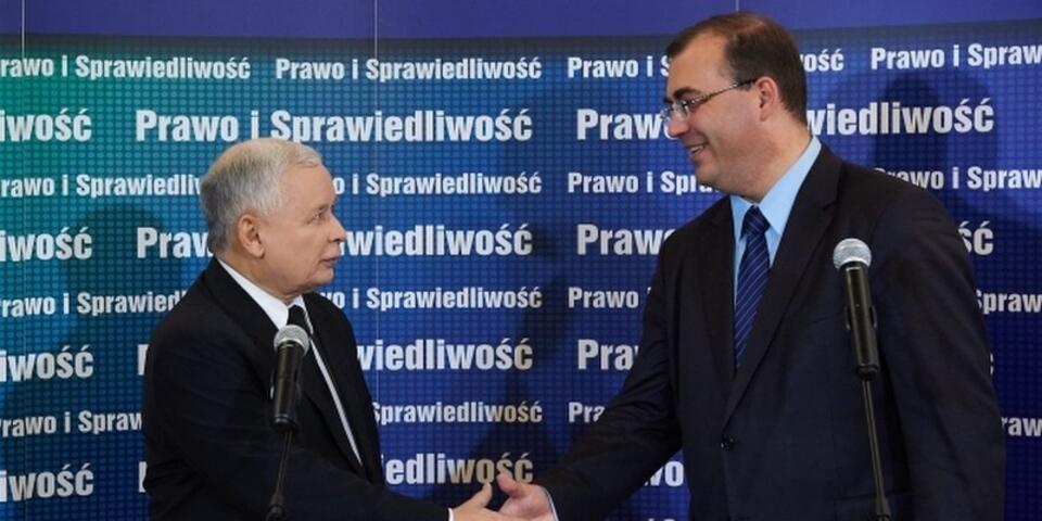 PAP/Adam Warżawa: J. Kaczyński i A. Jaworski