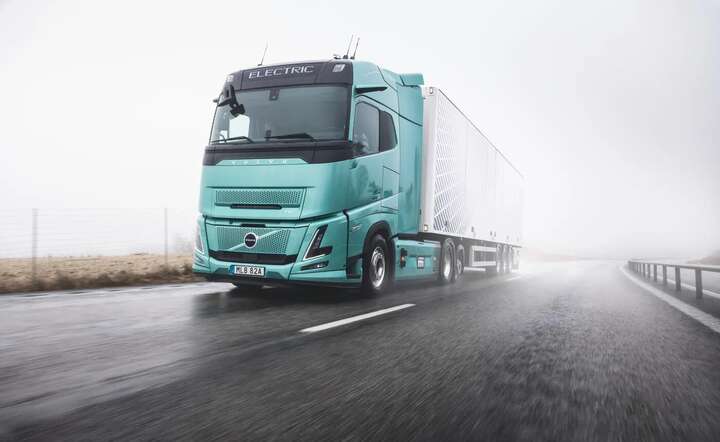 Elektryczna ciężarówka Volvo FH Aero Electric / autor: materiały prasowe Volvo Trucks Polska