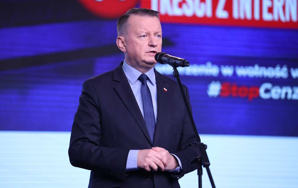 Mariusz Błaszczak / autor: X: @pisorgpl/https://x.com/pisorgpl/status/1982755199975403976/photo/1