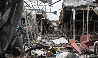 Ogromne zniszczenia w Charkowie po rosyjskim ataku