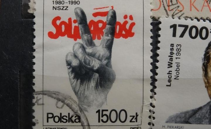 znaczek z 'Solidarnością' / autor: PAP