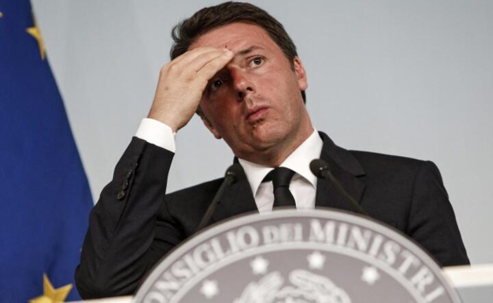 Premier Włoch Matteo Renzi złożył rezygnację, fot. PAP/EPA/Giuseppe Lami