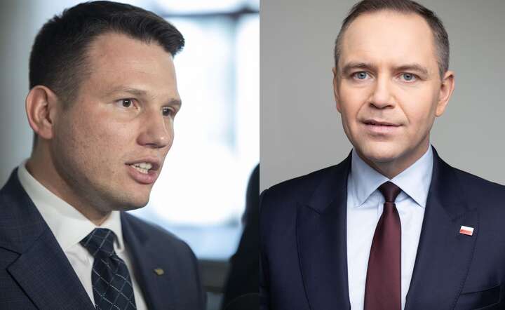 Trwa debata Sławomira Mentzena i Karola Nawrockiego / autor: Fratria x 2