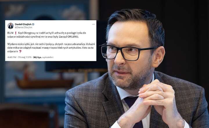 Sąd uchylił uchwałę Orlenu w sprawie roszczeń wobec zarządu, którym kierował prezes Daniel Obajtek (na zdjęciu) / autor: Fratria / AW
