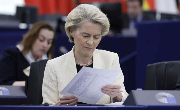 Przewodnicząca Komisji Europejskiej Ursula von der Leyen / autor: PAP/EPA/RONALD WITTEK