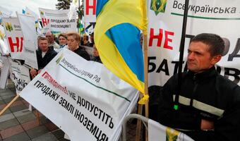 Mieszkańcy Kijowa protestowali przeciwko oderwaniu Donbasu