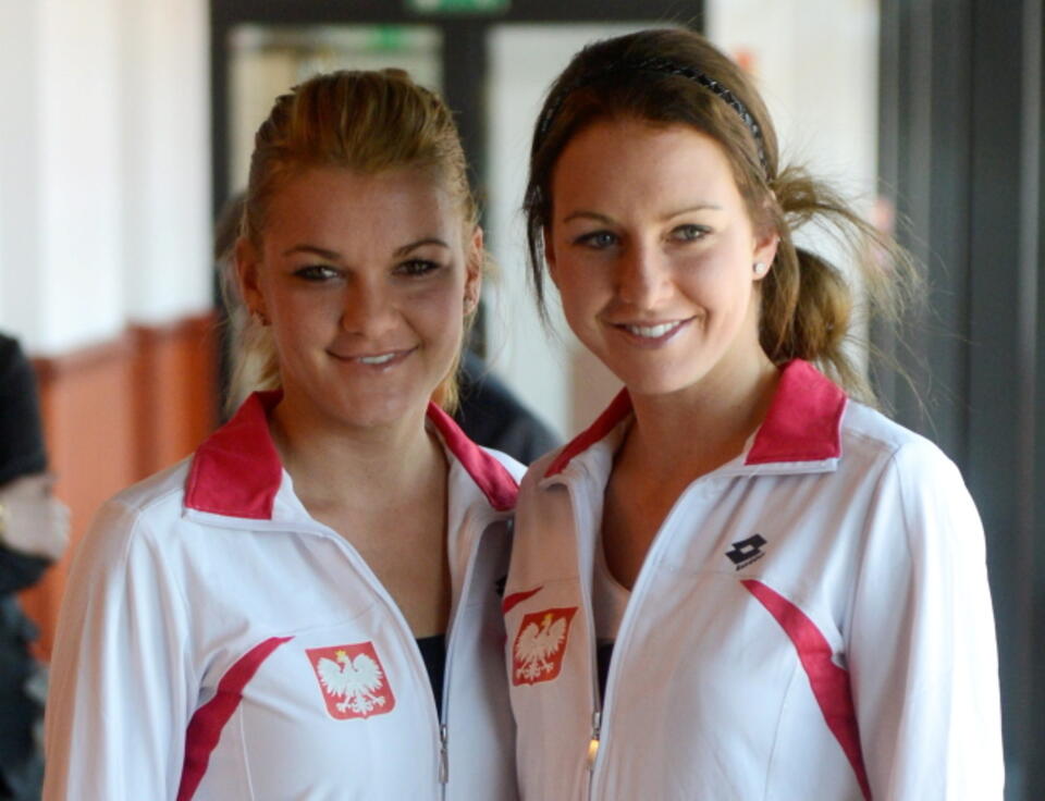 Agnieszka Radwańska (z lewej) z siostrą Urszulą. Fot. PAP / Bartłomiej Zborowski
