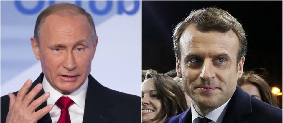 Macron i Putin spotkają się 29 maja / autor: kremlin.ru/tf1/youtube.screenshoit