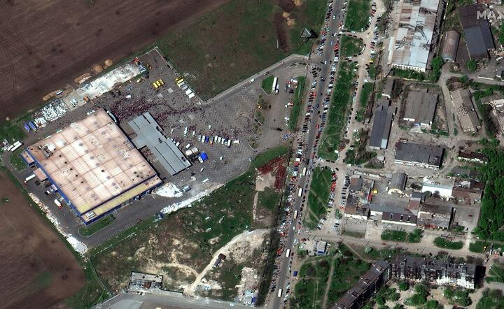 Zdjęcie satelitarne Mariupola / autor: PAP/EPA