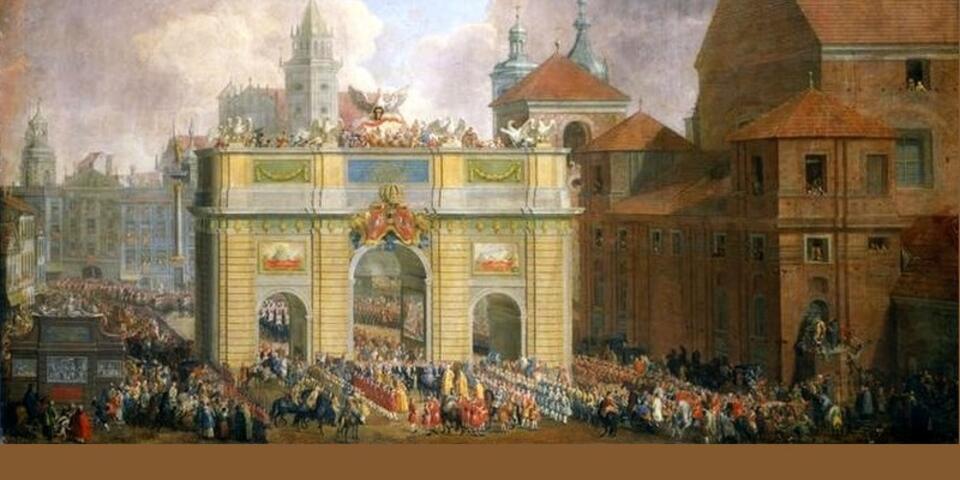 Johann Samuel Mock, Wjazd Augusta III do Warszawy / Wikimedia Commons