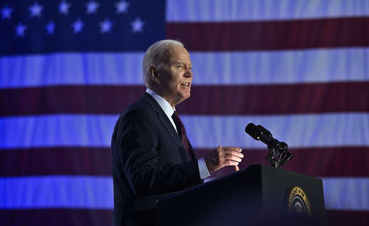 Prezydent USA Joe Biden / autor: PAP/EPA/DAVID BECKER
