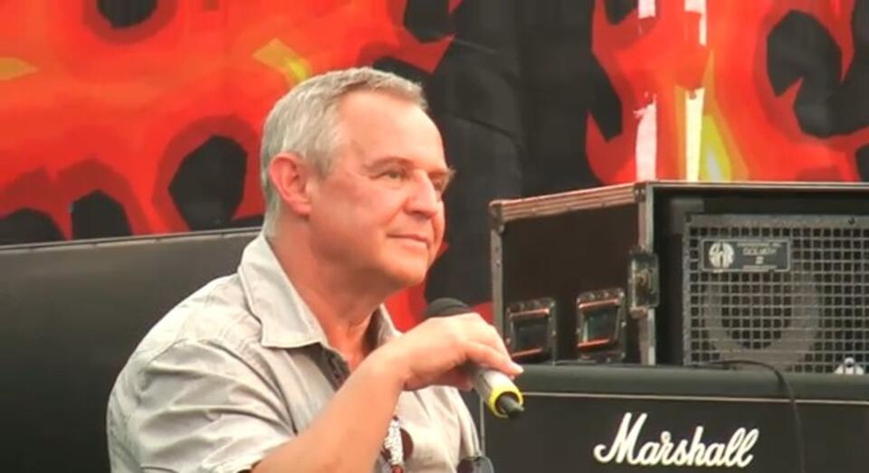 Marek Kondrat na Przystanku Woodstock.. Fot. YouTube