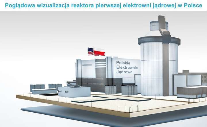 Wizualizacja pierwszej polskiej elektrowni atomowej / autor: materiały prasowe PEJ