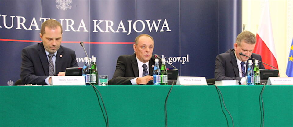 Prokuratorzy, od lewej: Marek Kuczyński, Marek Pasionek, Krzysztof Schwartz. fot. M. Czutko