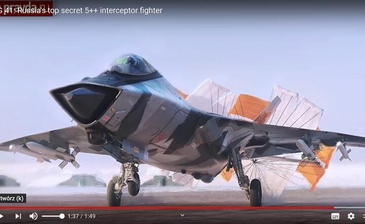 MiG-41 w wizji artystycznej / autor: fot. YouTube/prawvda.ru