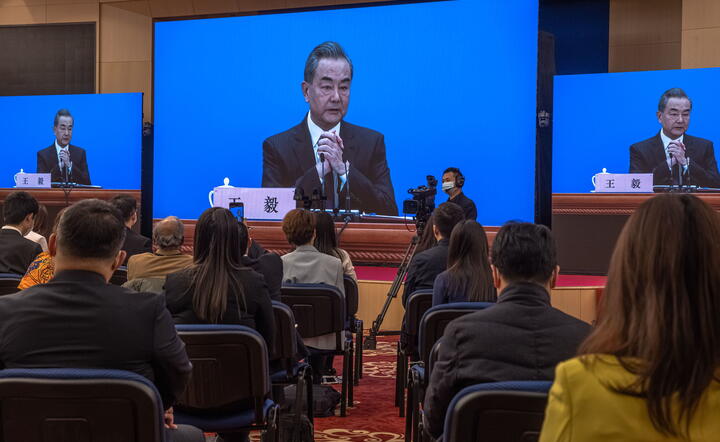 Wang Yi, minister spraw zagranicznych Chin / autor: PAP/EPA