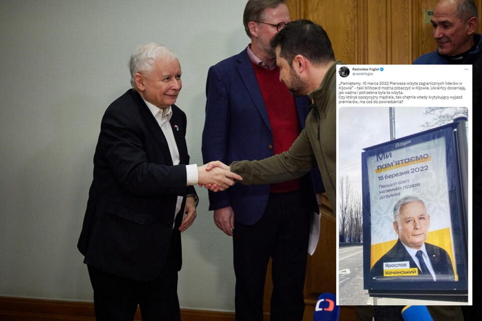 Jarosław Kaczyński i Wołodymyr Zełenski / autor: Flickr/President Of Ukraine, Public domain