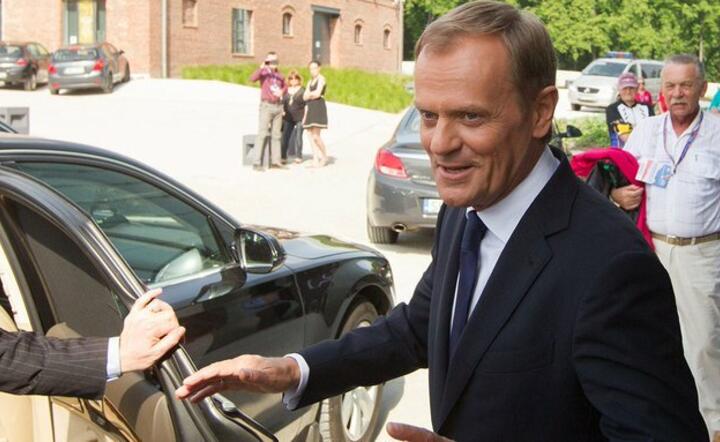 przewodniczący PO (po.) Donald Tusk / autor: tvp.info/Twitter
