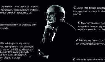 7 przykazań wolnego rynku na 102 lata narodzin Miltona Friedmana