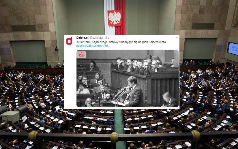 30 Lat Temu Sejm Przyjął Plan Balcerowicza