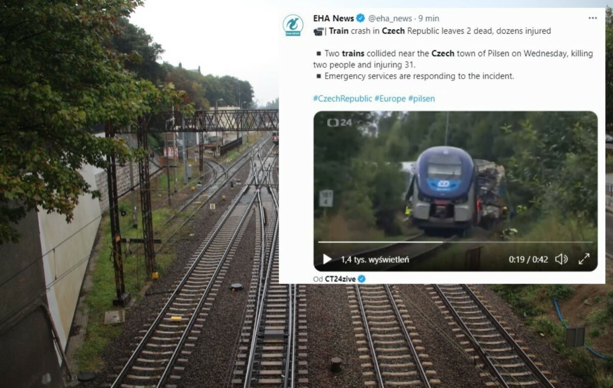 Vlaková katastrofa v ČR!  Nejméně dva lidé zemřeli
